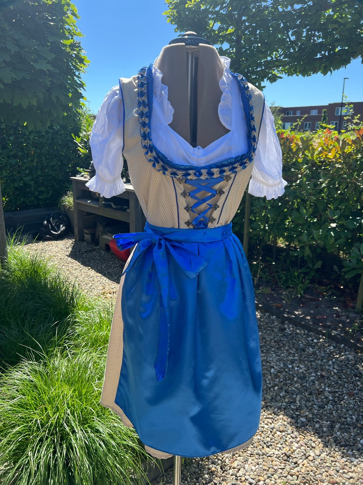 Oktoberfest Dirndl 2-delig (zonder blouse) maat 40, Ophalen of Verzenden, Zo goed als nieuw, Maat 38/40 (M), Overige thema's