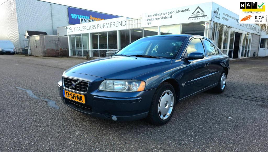 Volvo S60 2.4, Voorwielaandrijving, Stof, Gebruikt, Zwart