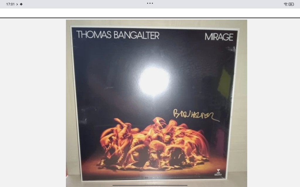 Thomas Bangalter (Daft Punk) Mirage LP 2026 Vinyl signed new, Verzenden, Nieuw in verpakking, 12 inch