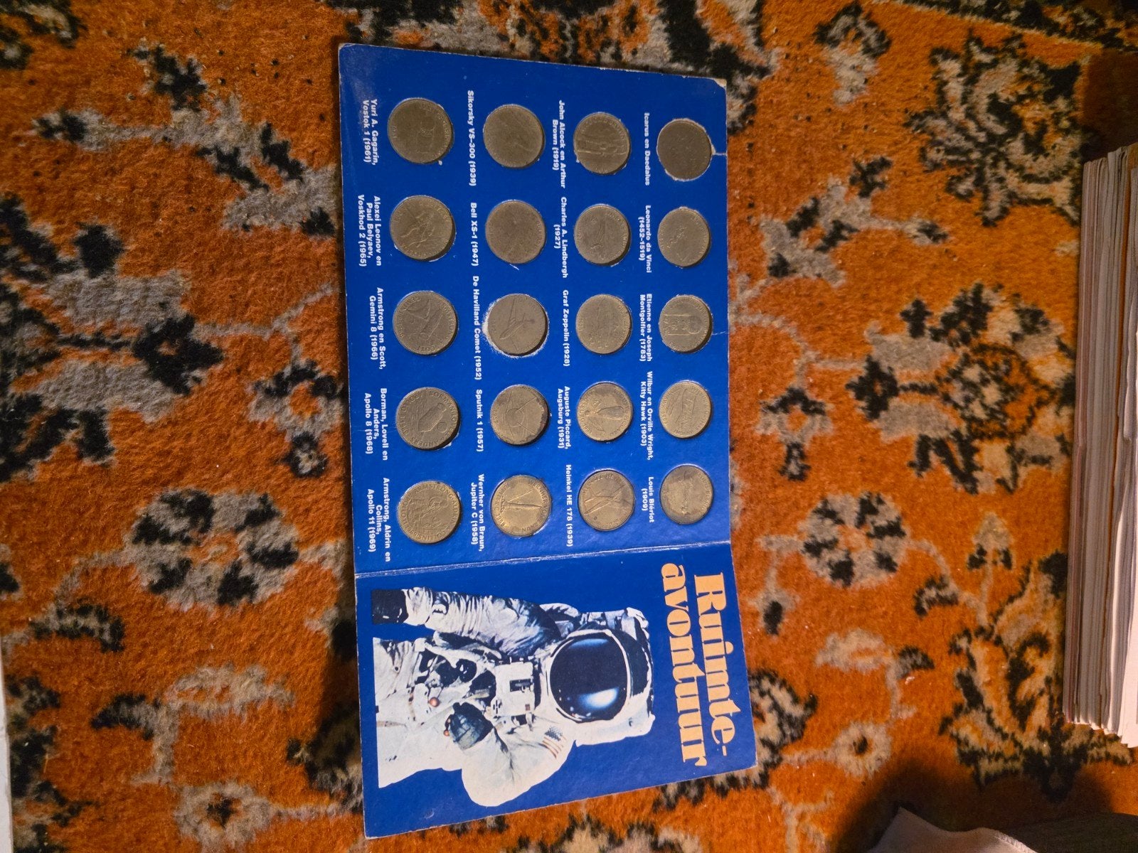 Ruimte-avontuur munten set, Verzenden, Koningin Beatrix, Overige waardes, Setje