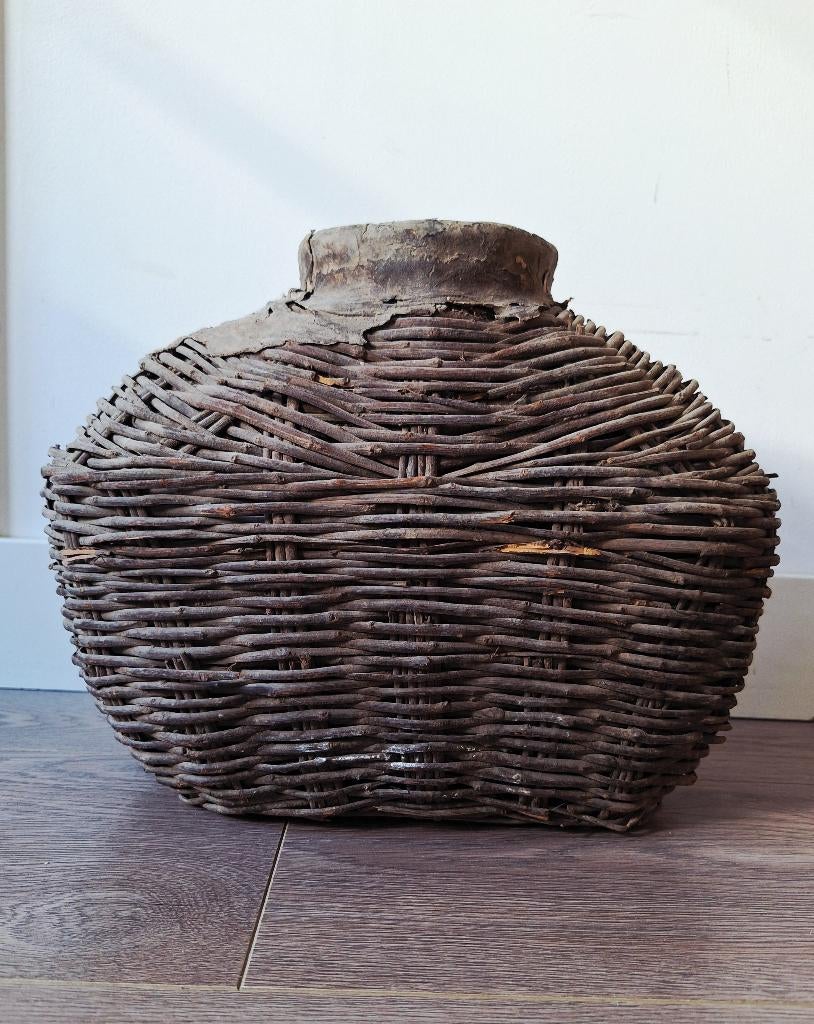 Oude leemmand, Mand, Ophalen of Verzenden, Zo goed als nieuw, Riet