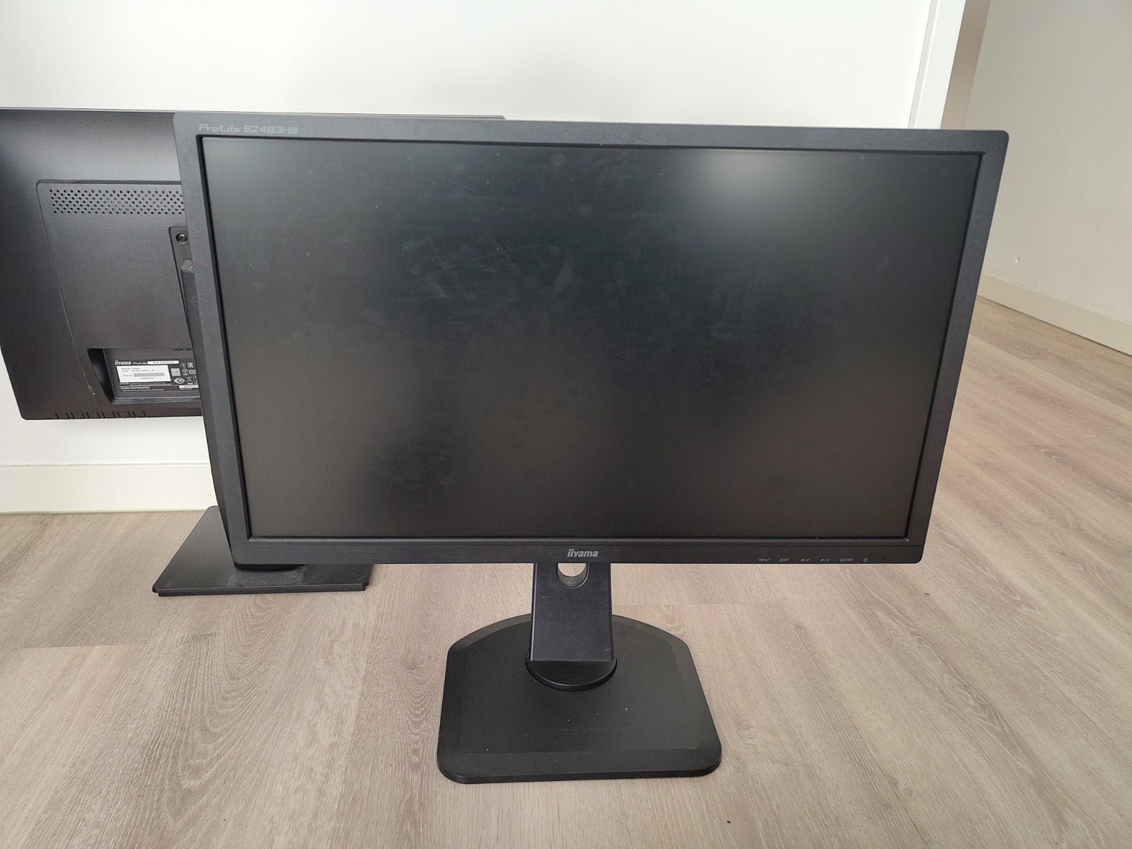 2x Iiyama ProLite B2483HS - 24 inch Full HD (prijs per stuk), Computers en Software, Monitoren, Ophalen, Gebruikt, Full HD, HDMI
