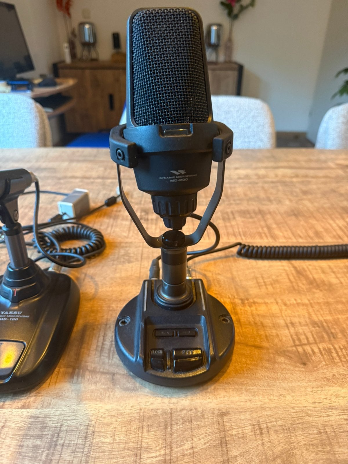 Yaesu MD 200 Tafelmike te koop compleet., Ophalen, Zo goed als nieuw, Zender en Ontvanger
