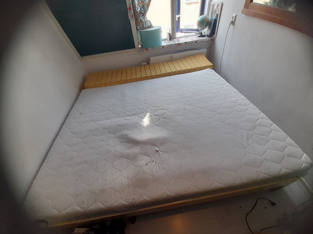 GRATIS Auping frame EN MATRAS UTRECHT, Ophalen, Gebruikt, Tweepersoons, Overige maten