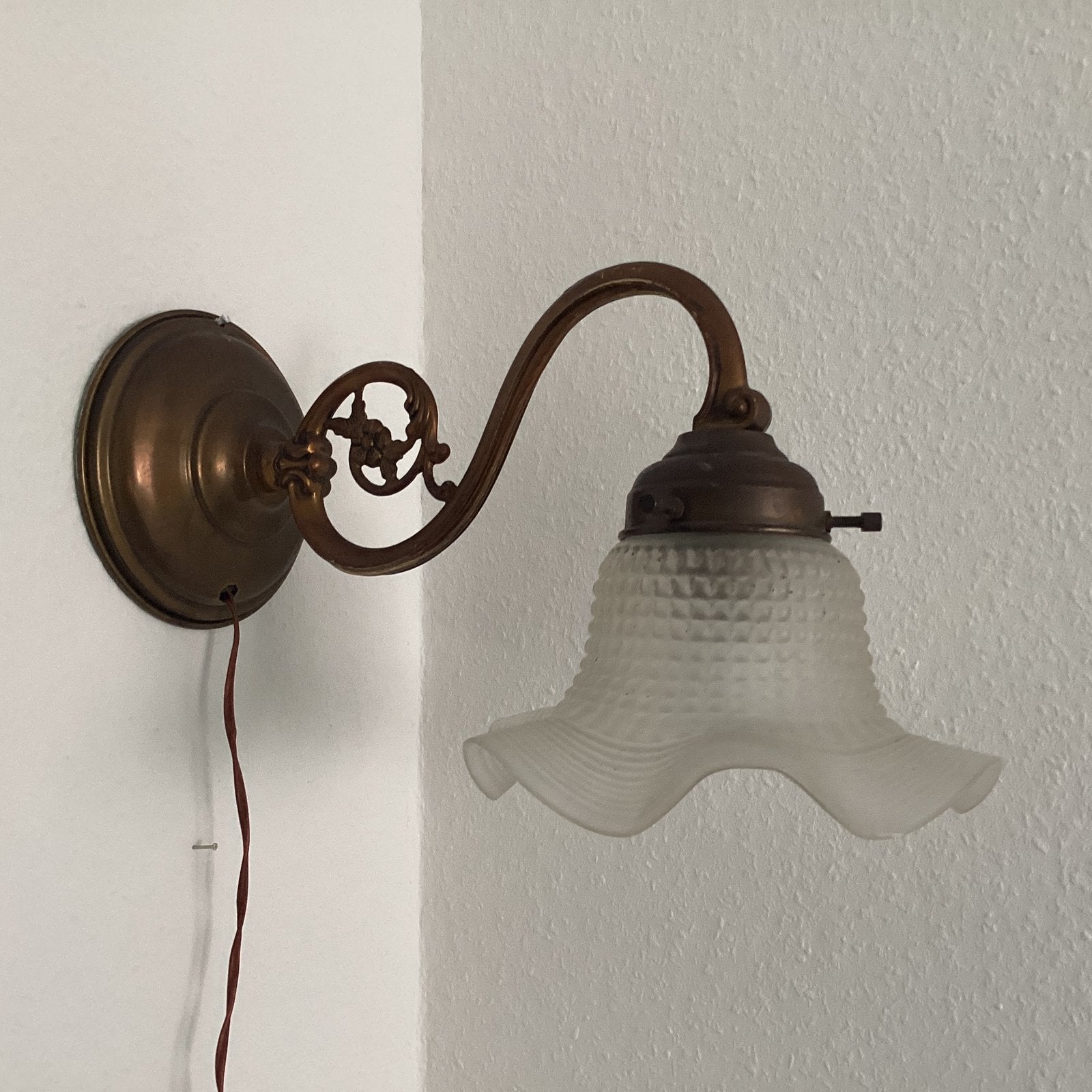 Antiek wandlampje, Ophalen, Gebruikt, Wandlamp