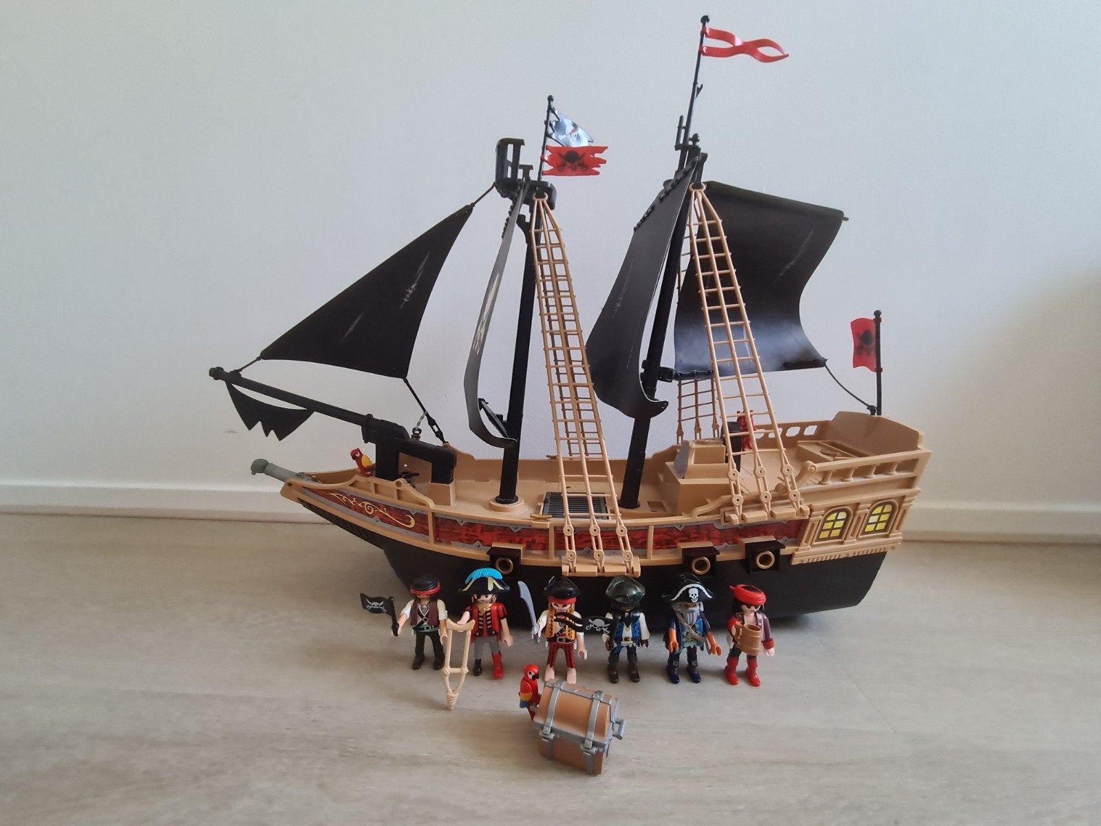 Playmobil Piratenschip (6678), Pirates, Complete set, Ophalen of Verzenden, Zo goed als nieuw
