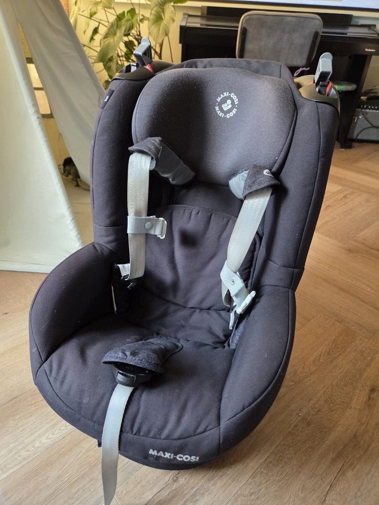 Nette Maxi-Cosi Tobi autostoel - Zwart, Ophalen, Verstelbare rugleuning, Autogordel, 9 t/m 18 kg