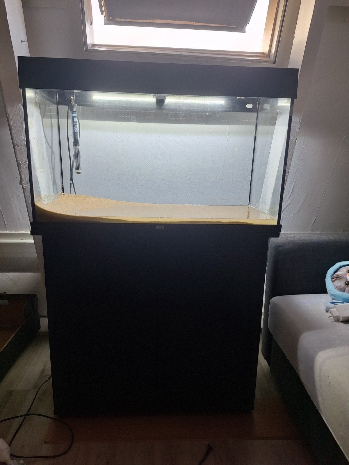 Zwart juwel aquarium, Dieren en Toebehoren, Vissen | Aquaria en Toebehoren, Ophalen, Leeg aquarium