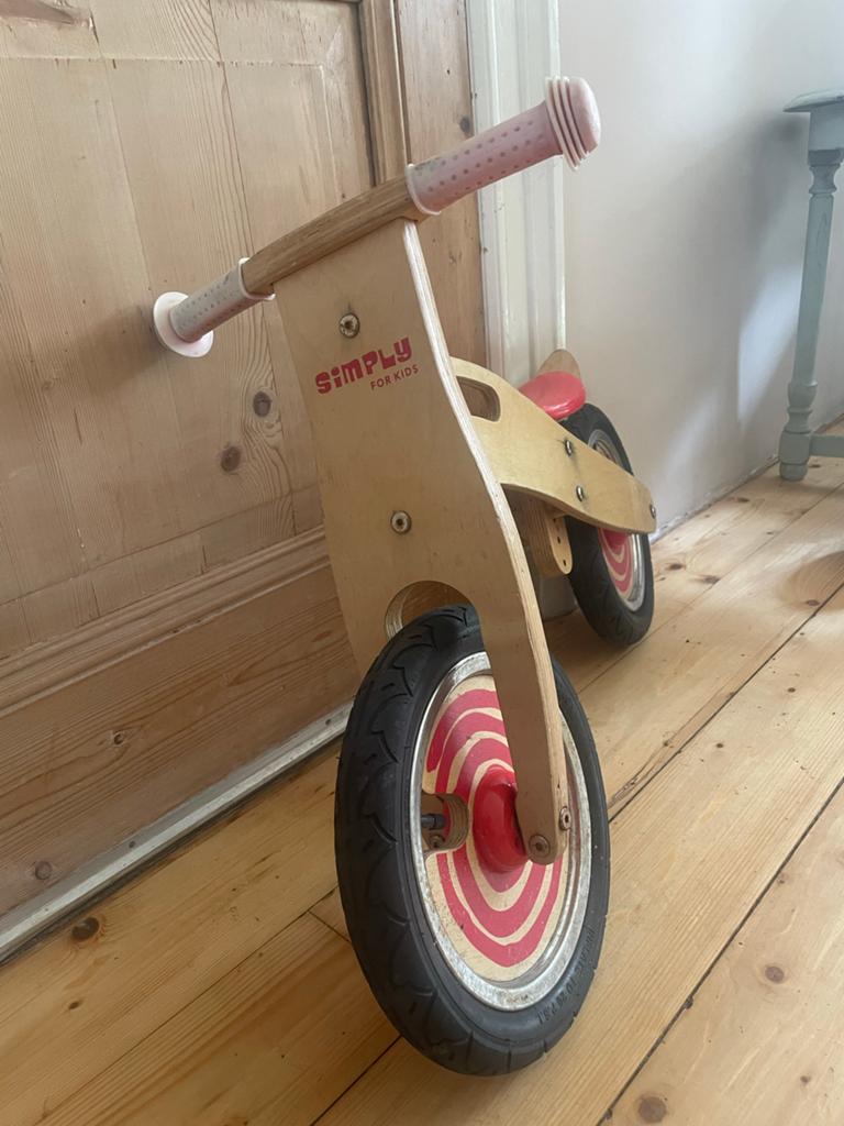 Simply for kids loopfiets va 2 jaar gebruikt, Ophalen, Gebruikt, Loopfiets