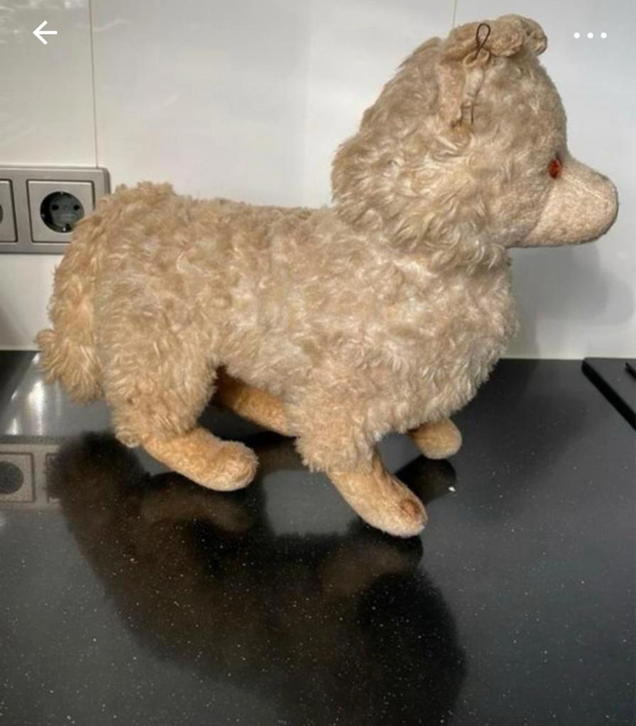 Vintage Brocante grote hond, Ophalen of Verzenden