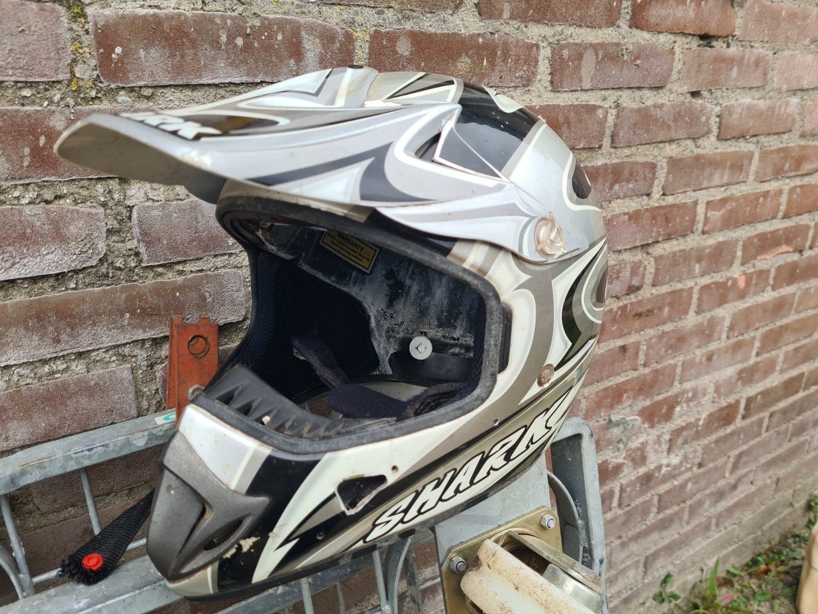 Shark Offroadhelm Maat M / 57 - Zonder Binnenkant, Ophalen, M, Shark, Integraalhelm