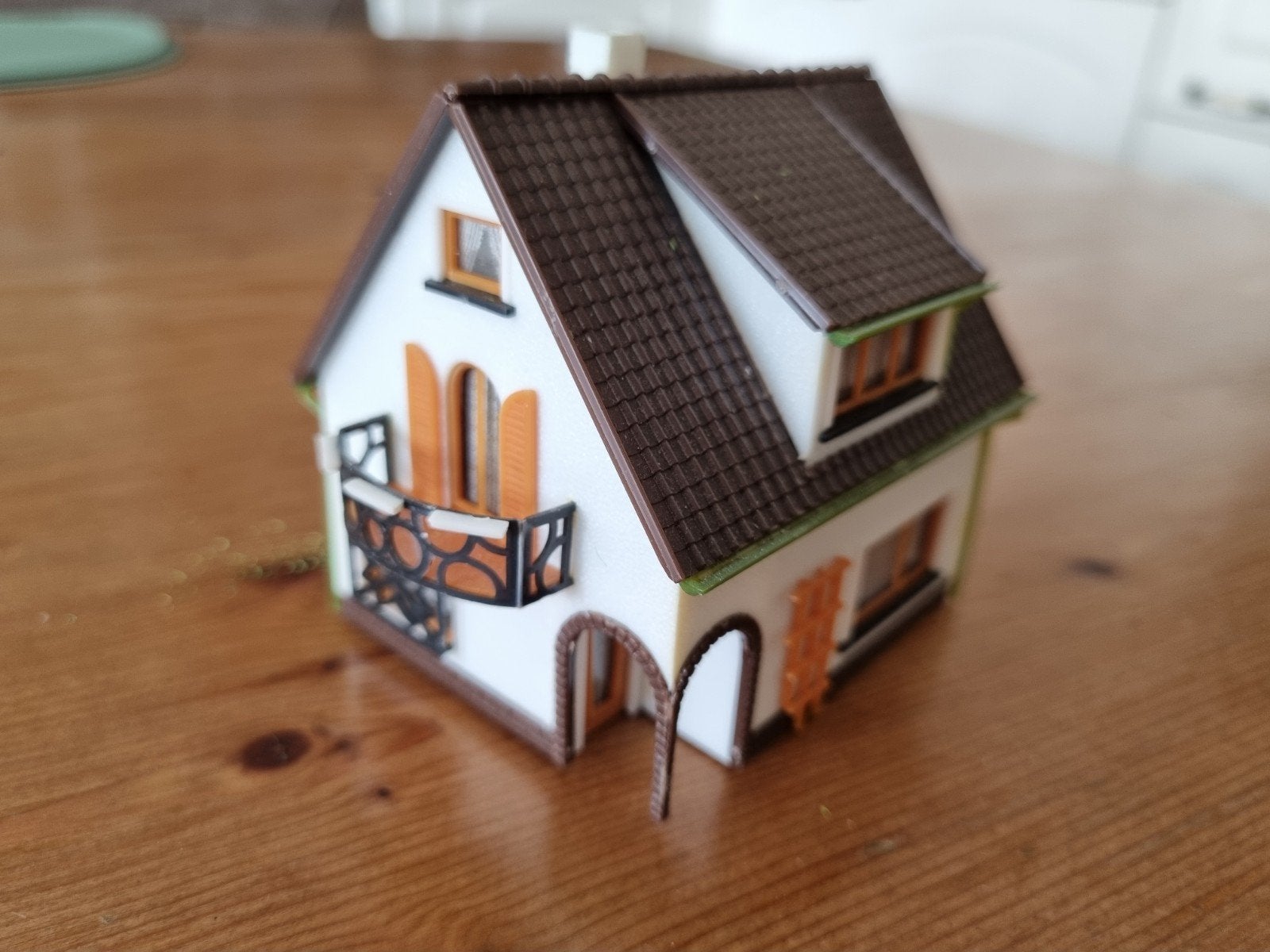 Faller 130200 HO huis met dakkapel., Overige merken, Gebruikt, Gelijkstroom of Wisselstroom, Brug, Tunnel of Gebouw
