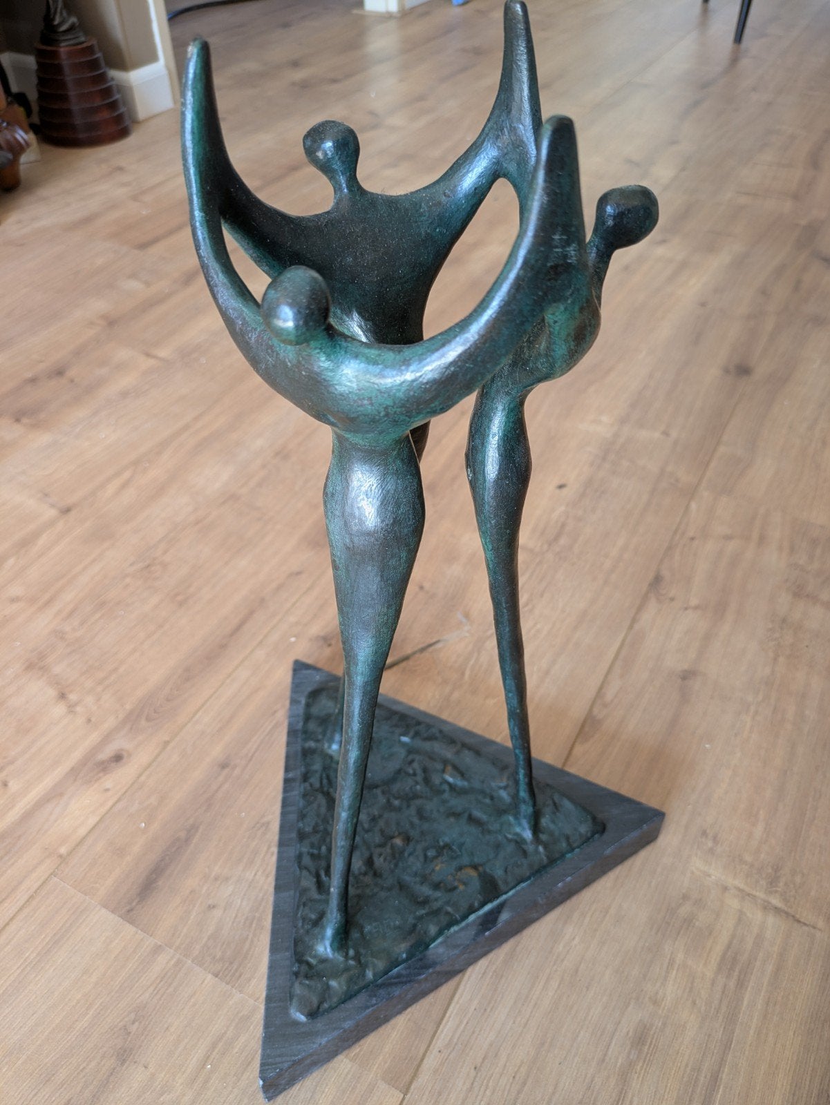 Zeer zwaar massief bronzen sculptuur van Corry Anmerlaan, Ophalen of Verzenden
