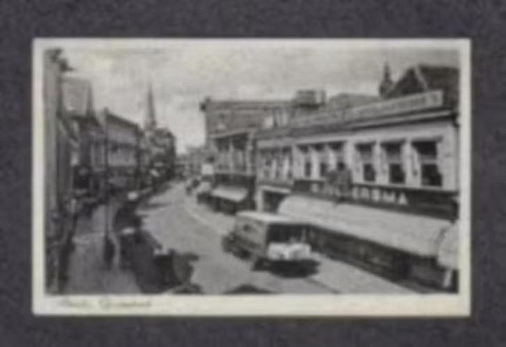 Almelo Grootestraat Joldersma Reclame Vrachtwagen 1941., Ophalen of Verzenden, 1940 tot 1960, Gelopen, Overijssel