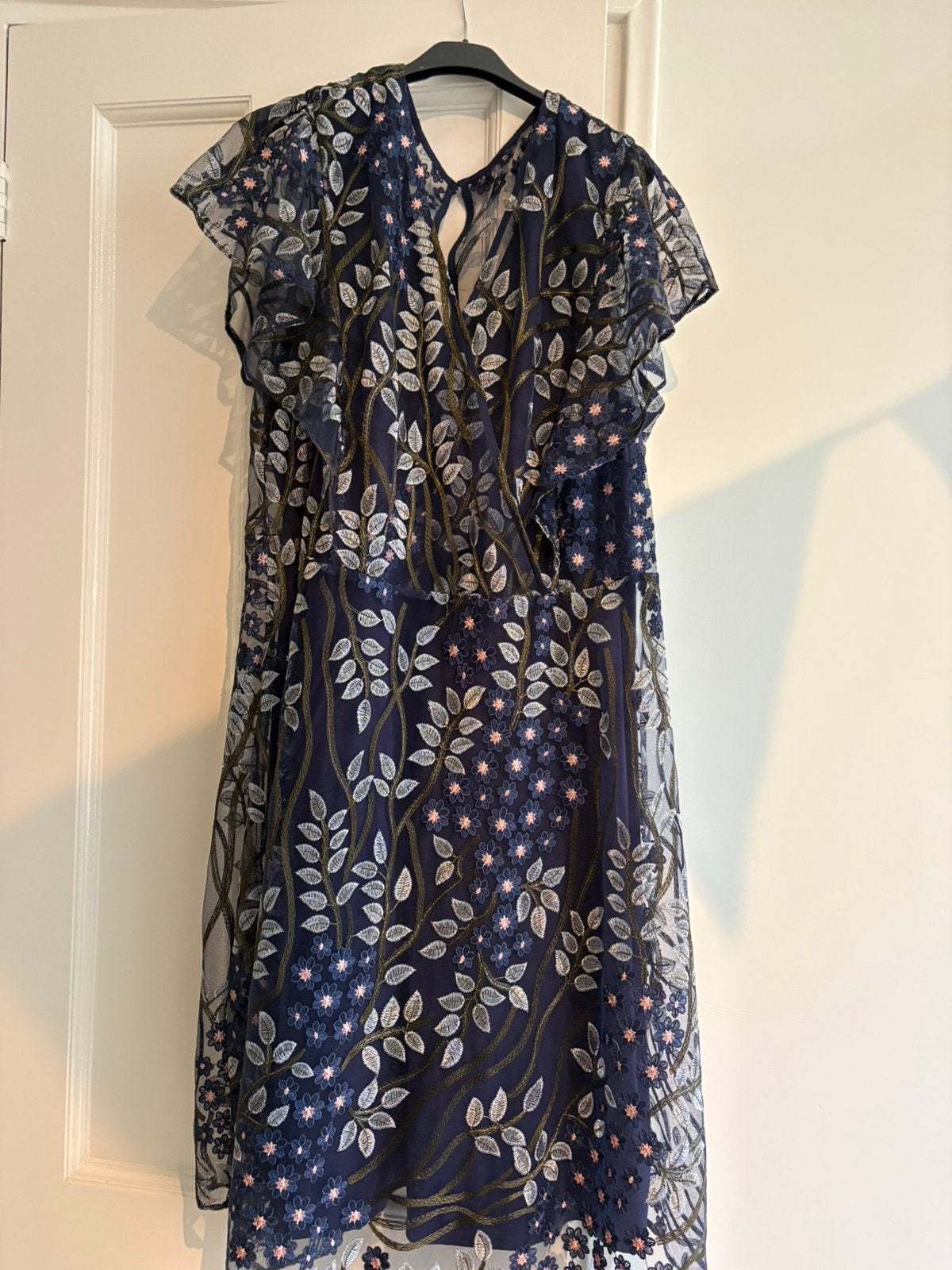 Orachtige geborduurde cocktail jurk maat 48, Kleding | Dames, Ophalen of Verzenden, Zo goed als nieuw, Maat 46/48 (XL) of groter