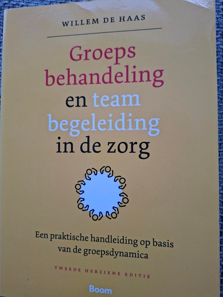 Groepsbehandeling en teambegeleiding in de zorg, Ophalen, Zo goed als nieuw, HBO