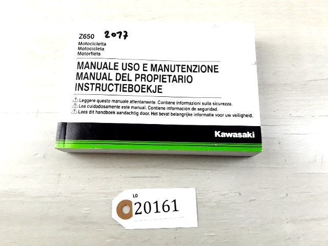 Z650 2016 - 2020 Kawasaki Instructieboek D1-38040, Motoren