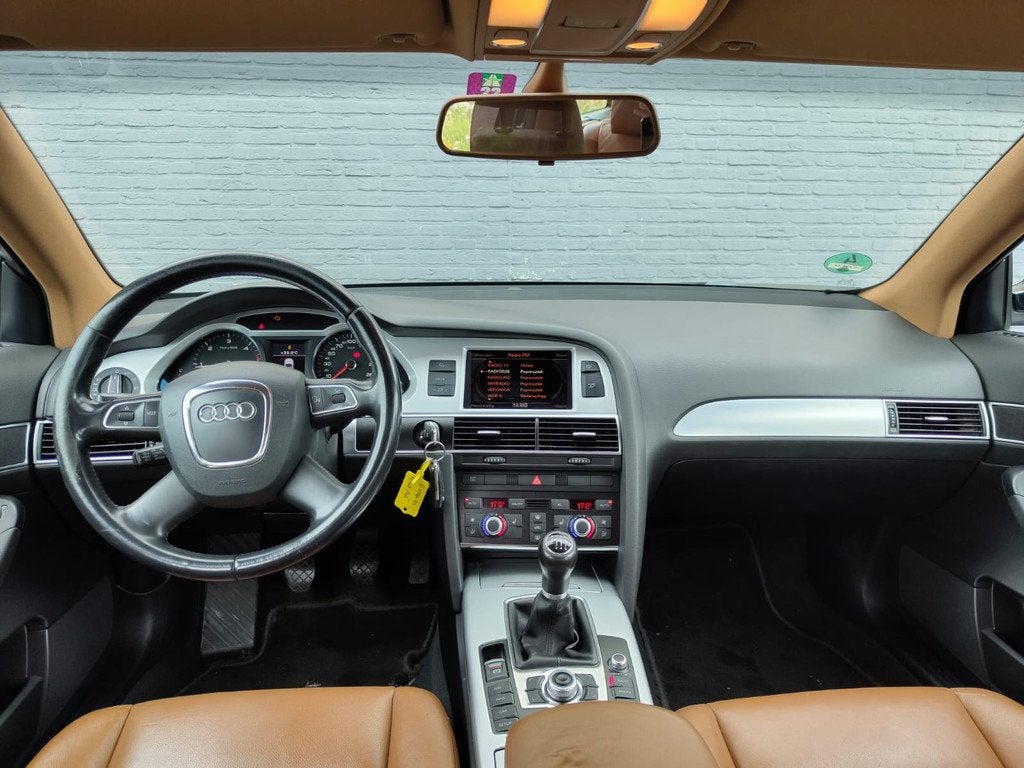 Audi A6 Avant 2.0TDI Navi Ecc Leder Stoelverwarming Trekhaak, Auto's, Audi, Voorwielaandrijving, Euro 5, 136 pk, 4 cilinders