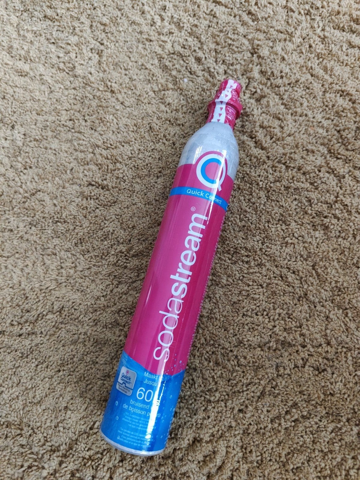Jouw sodastream click systeem cilinder inwisselen, Ophalen, Nieuw