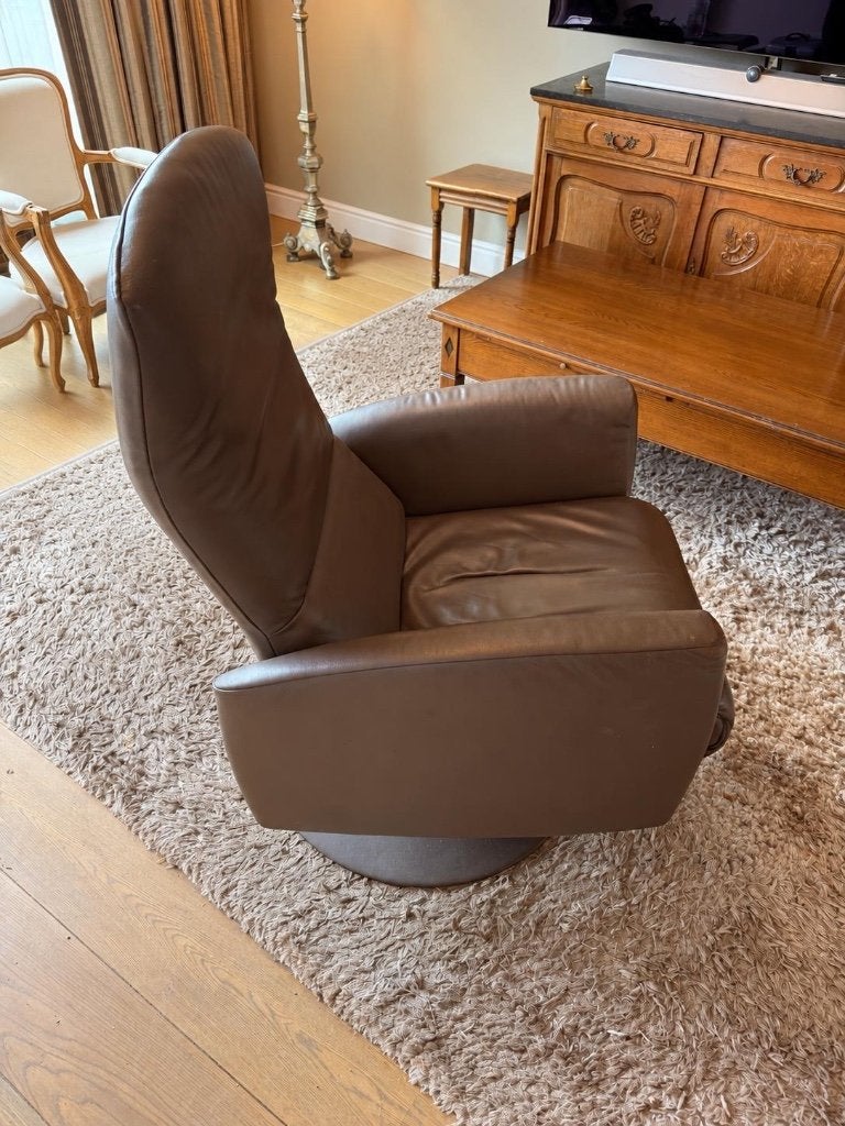 Relax fauteuil, Ophalen, Gebruikt, 50 tot 75 cm, Leer