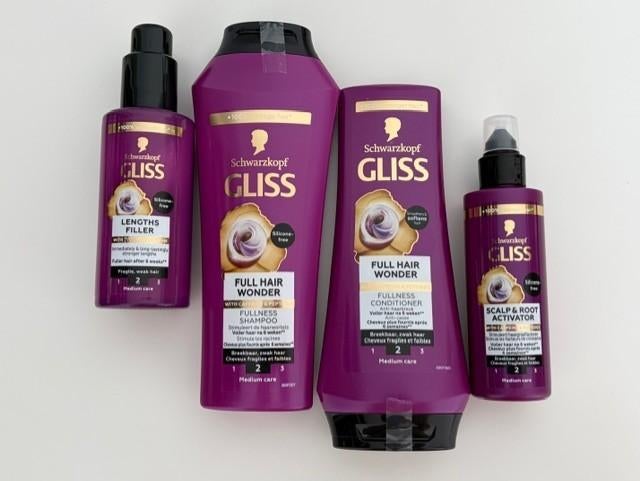 Schwarzkopf | Gliss Full Hair Wonder | Set van 4 producten, Ophalen of Verzenden, Nieuw, Shampoo of Conditioner
