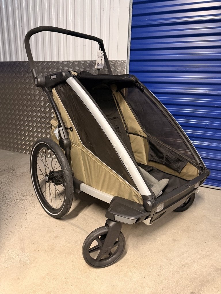 Thule Chariot Cross 2 Double fietskar – nieuw, ongebruikt, Ophalen, Vering, Nieuw, Kinderkar