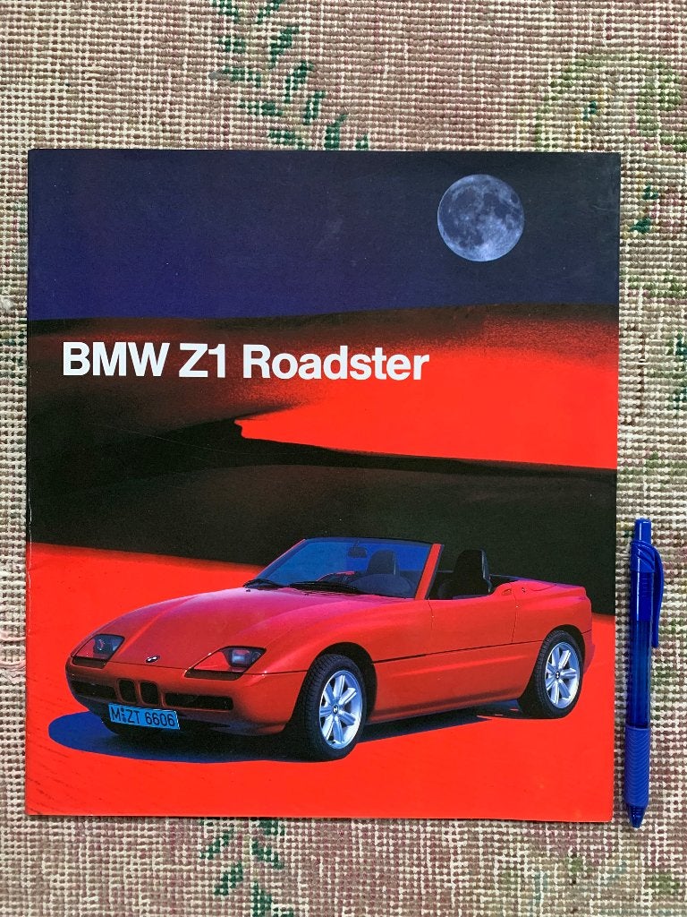 Zeer zeldzame product informatie brochure BMW Z1 1987 zgan., Ophalen of Verzenden, Zo goed als nieuw, BMW, BMW