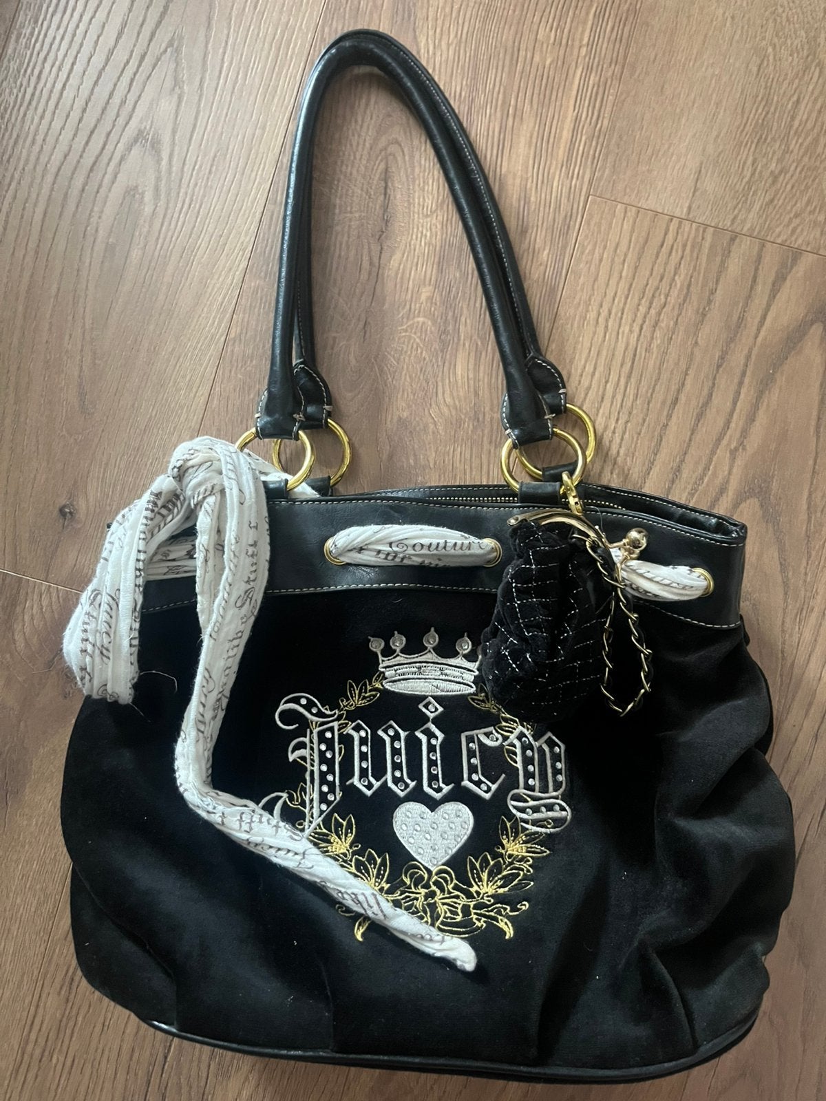 Vintage juicy couture tas, Ophalen of Verzenden, Zo goed als nieuw, Bruin, Handtas