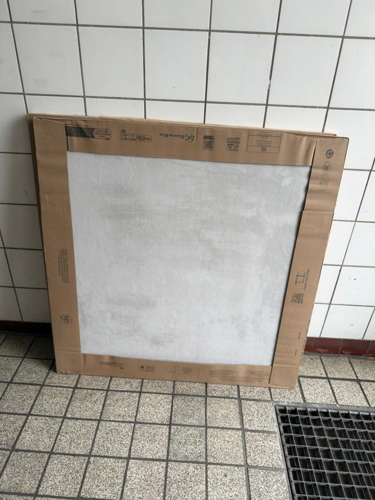 Betonlook tegels 6 stuks 80x80 cm, Ophalen, 60 cm of meer, Nieuw, Minder dan 5 m²