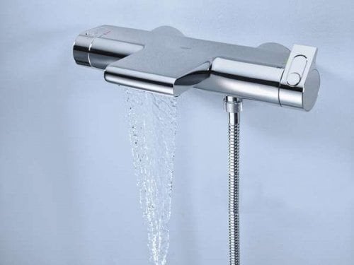 Grohtherm 2000 Badthermostaat 15 Cm Chroom met Tray, Minder dan 50 cm, Overige typen, Ophalen of Verzenden, Zo goed als nieuw
