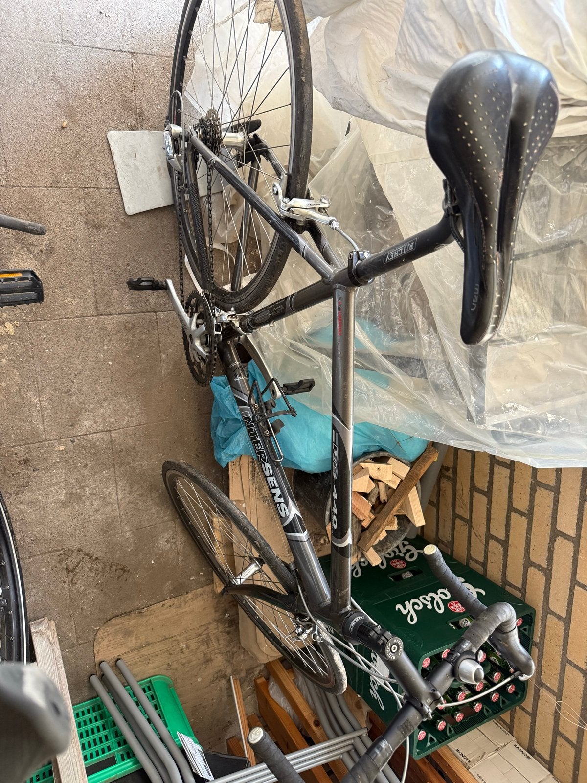 Heren racefiets, Fietsen en Brommers, 28 inch, Gebruikt, Aluminium, 15 tot 20 versnellingen