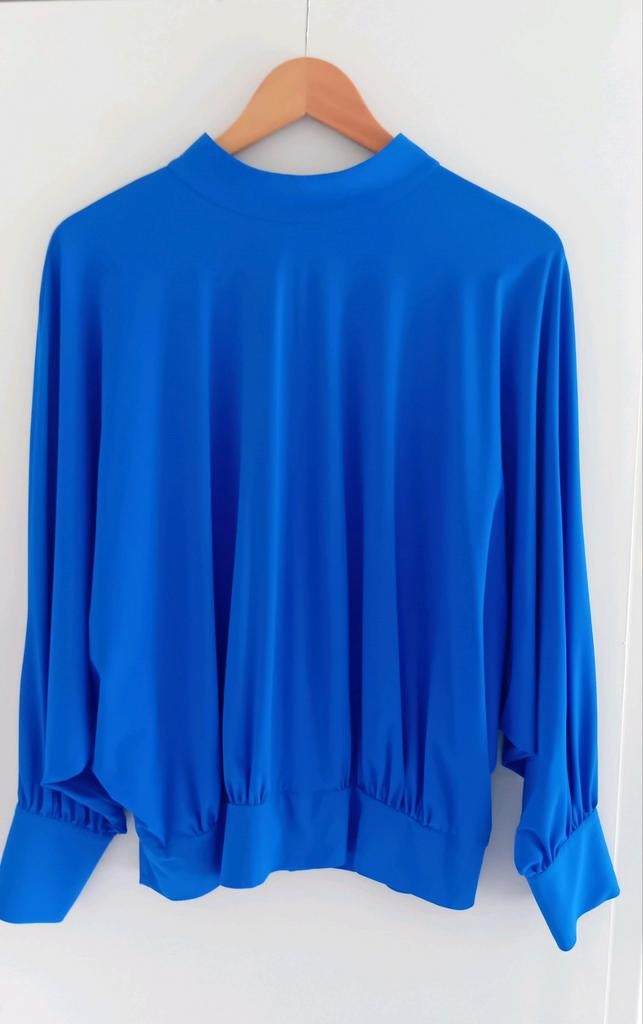 Studio Anneloes travel blouse top shirt kobaltblauw L/40, Maat 38/40 (M), Studio Anneloes, Blauw, Ophalen of Verzenden