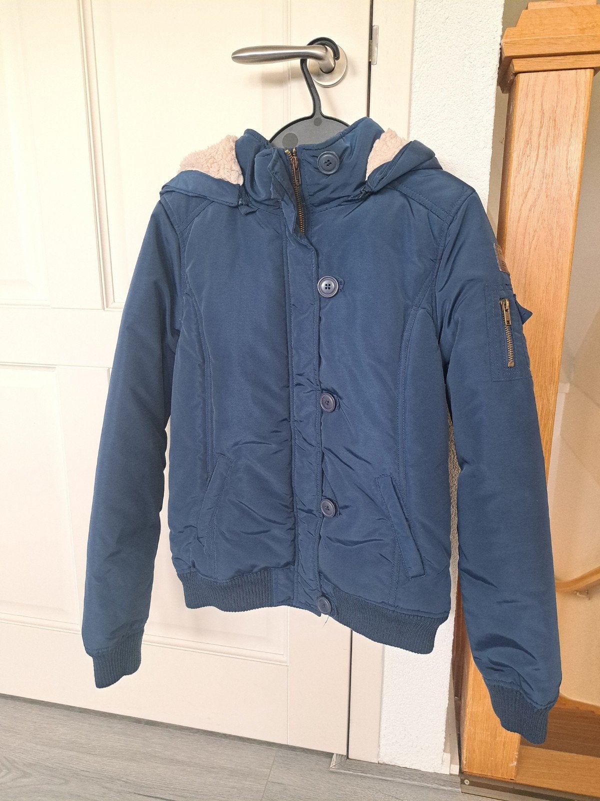 winterjas maat xs/s, merk Sting in zeer goede staat, Ophalen of Verzenden, Zo goed als nieuw, Maat 34 (XS) of kleiner, Zwart