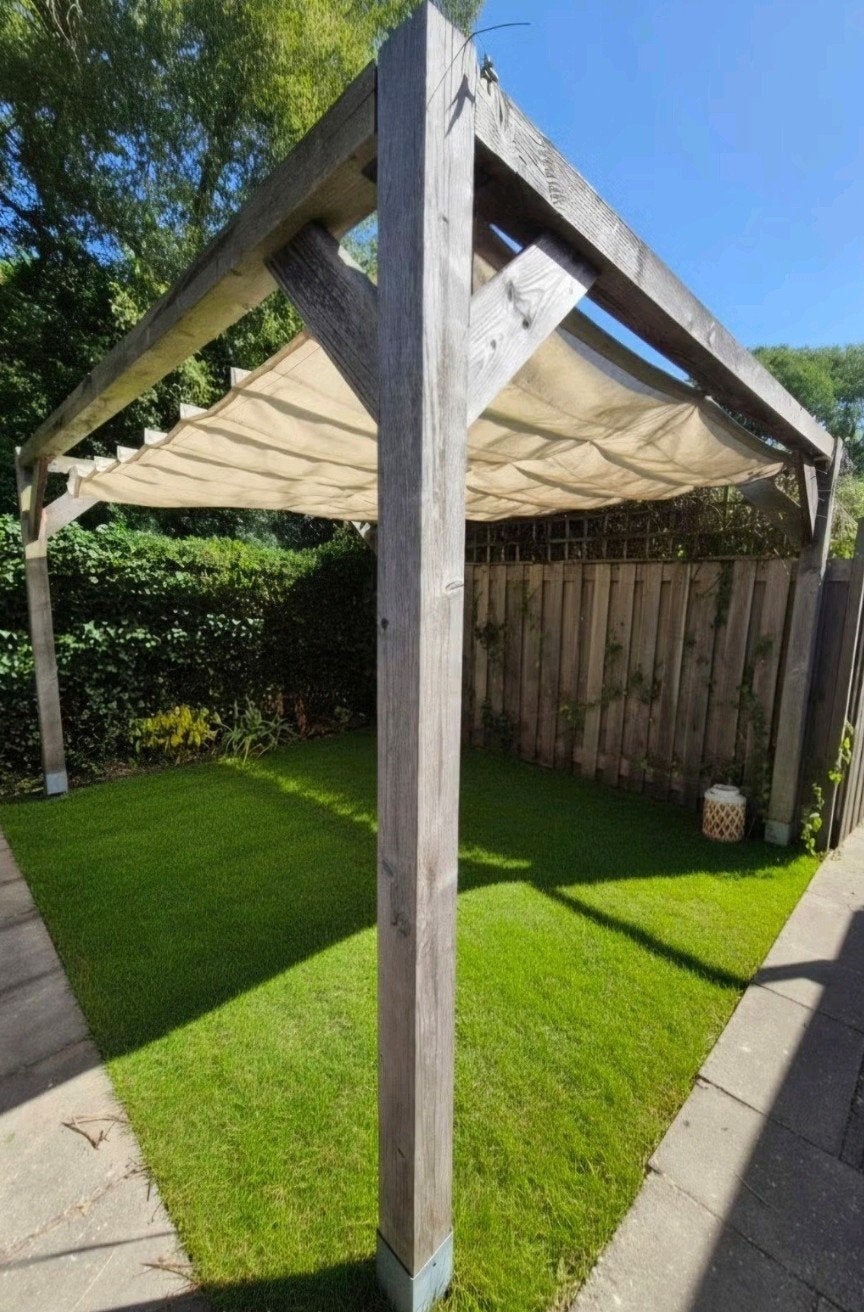 Nesling harmonicadoek 290 x 300 cm  + beschermhoes Nesling, Tuin en Terras, Ophalen of Verzenden, Gebruikt