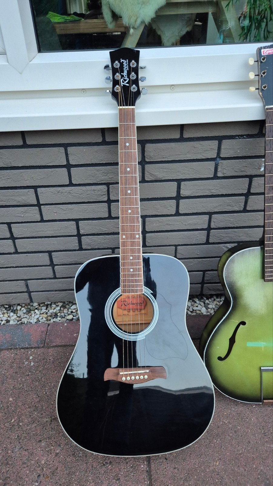 2x akoestische gitaar Richwood/ Encore, Muziek en Instrumenten, Ophalen, Gebruikt, Western- of Steelstringgitaar