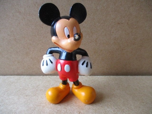 adv9838 mickey mouse poppetje 16, Ophalen, Mickey Mouse, Gebruikt, Beeldje of Figuurtje