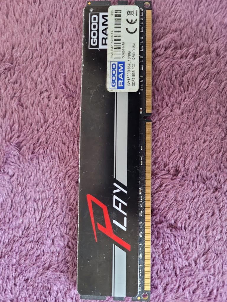 Goodram Play DDR3 8GB RAM, Computers en Software, RAM geheugen, Desktop, DDR3, Ophalen of Verzenden