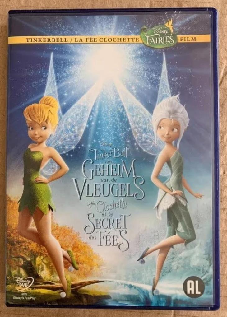 DVD Tinker Bell, het geheim van de vleugels; Disney, Tekenfilm, Ophalen of Verzenden, Zo goed als nieuw, Alle leeftijden