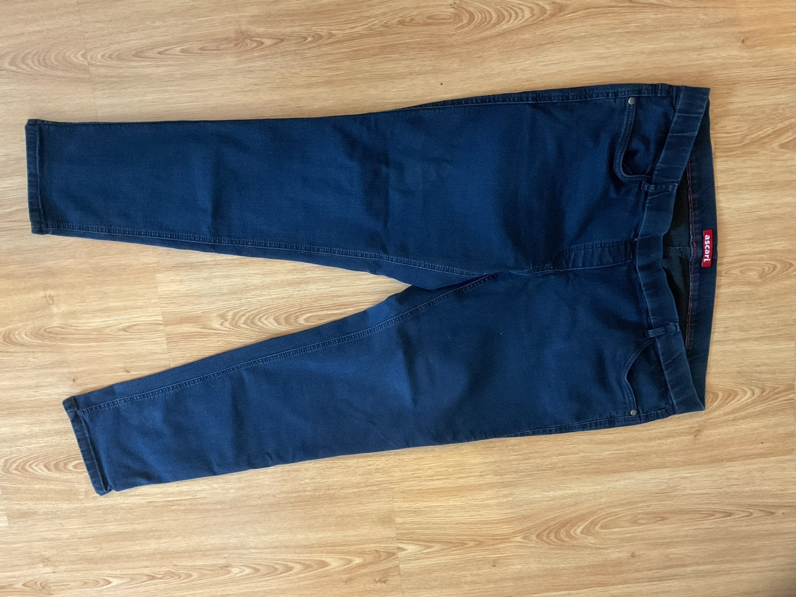Ascari spijkerbroek, ingekort, Kort, Blauw, Maat 46/48 (XL) of groter, Ophalen of Verzenden