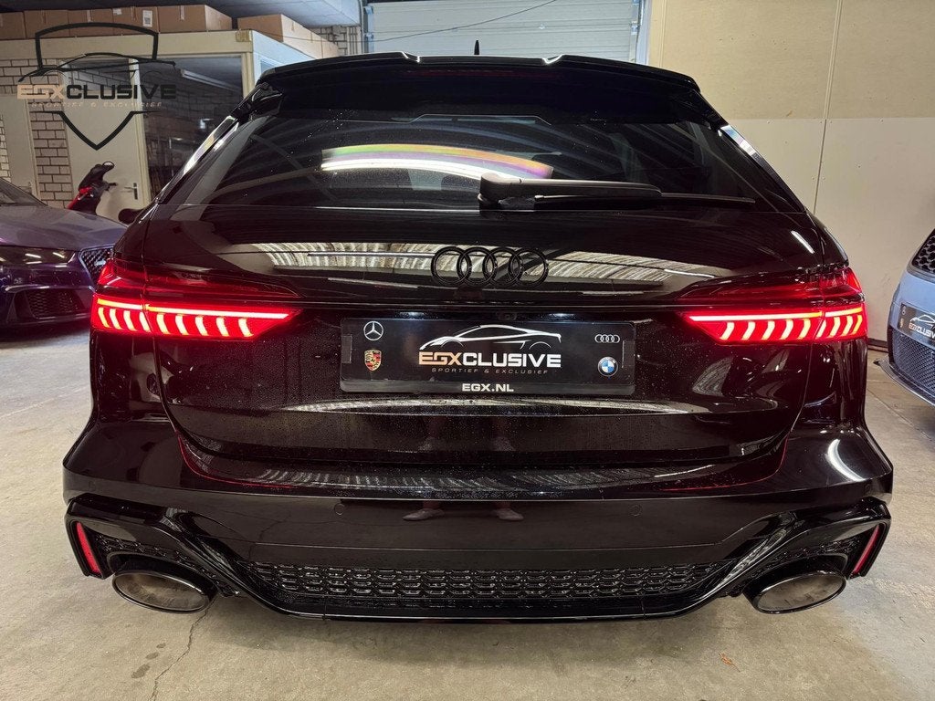 Audi RS6 Quattro Dynamic Plus Performance/Ceramic/2027Garant, Auto's, Audi, Automaat, Gebruikt, Leder, Vierwielaandrijving