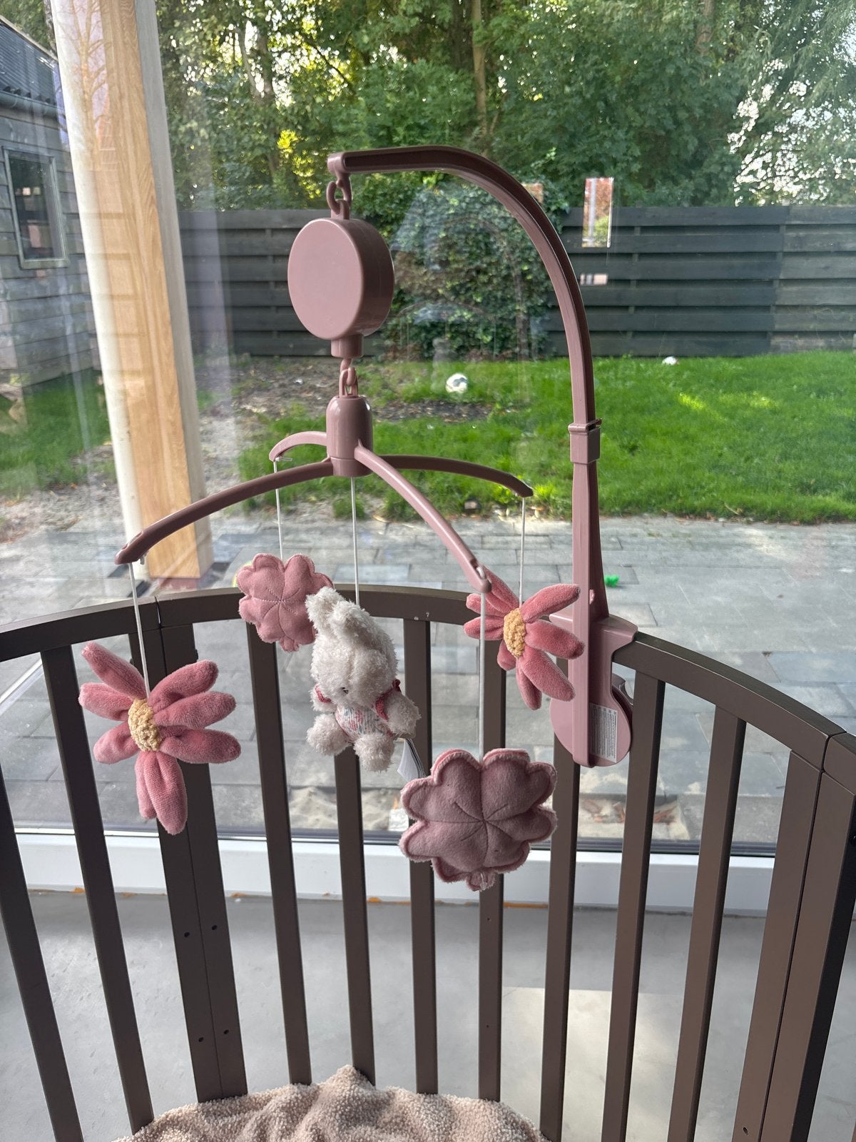 Muziekmobiel nijntje- little dutch- roze, Ophalen, Zo goed als nieuw, Mobiel, Met geluid