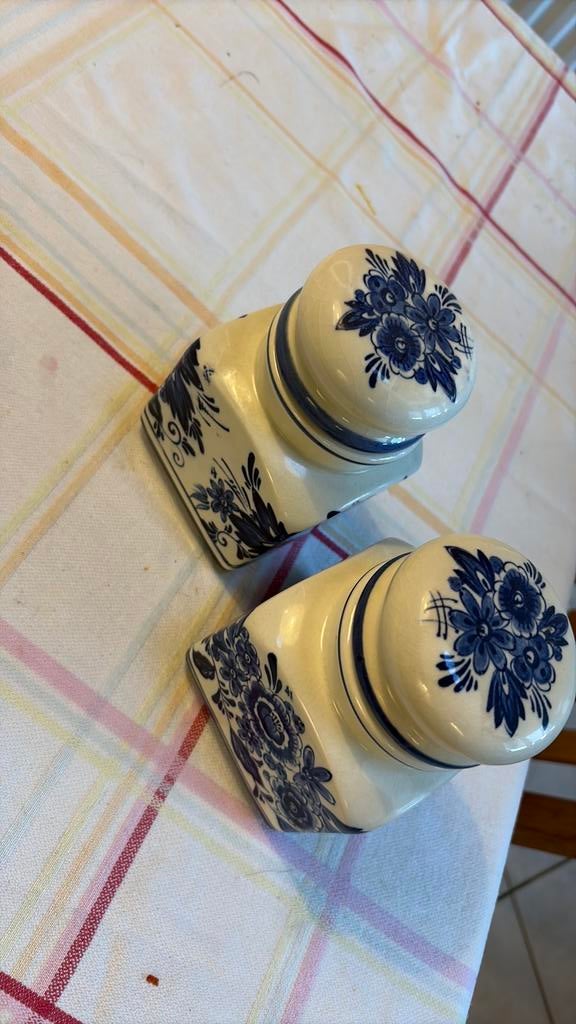 Delfts blauwe potten, Ophalen of Verzenden