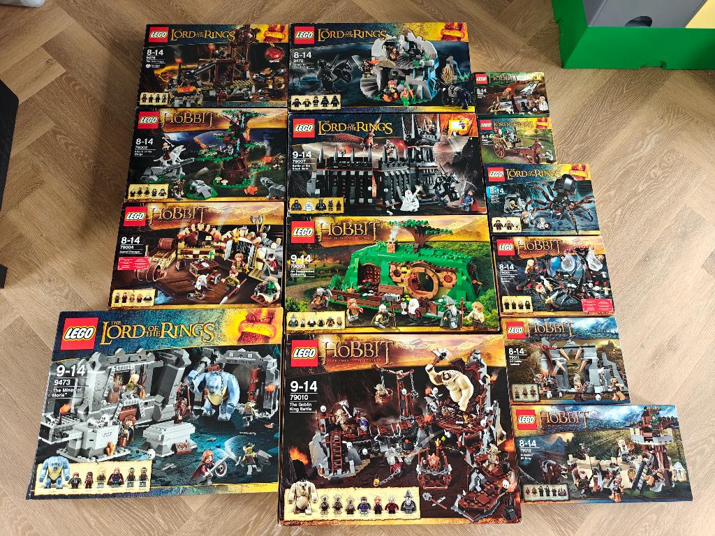 14 LEGO LORD of the RINGS & The HOBBIT sets, Ophalen, Zo goed als nieuw, Overige typen