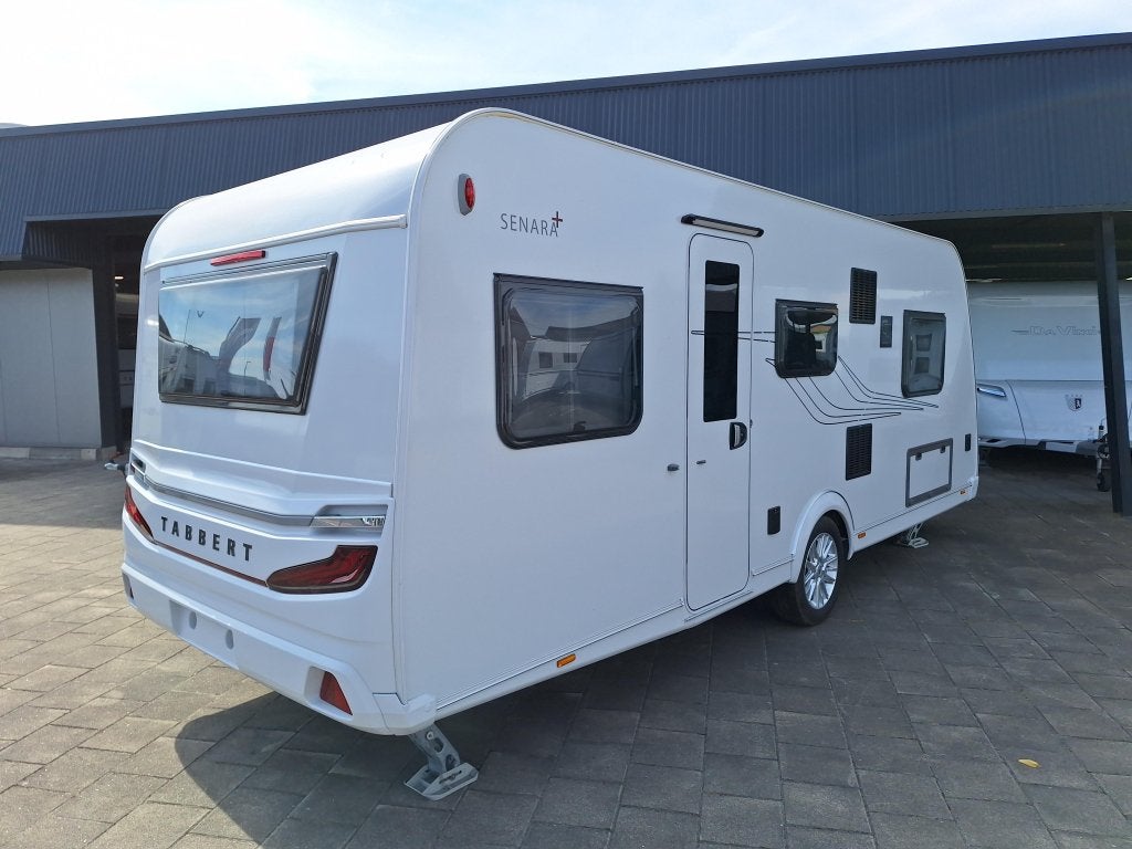 Tabbert Senara 550 E VINKEN VOORRAAD VOORDEEL, Caravans en Kamperen, Caravans, Rondzit, Tabbert, Bedrijf, Schokbreker