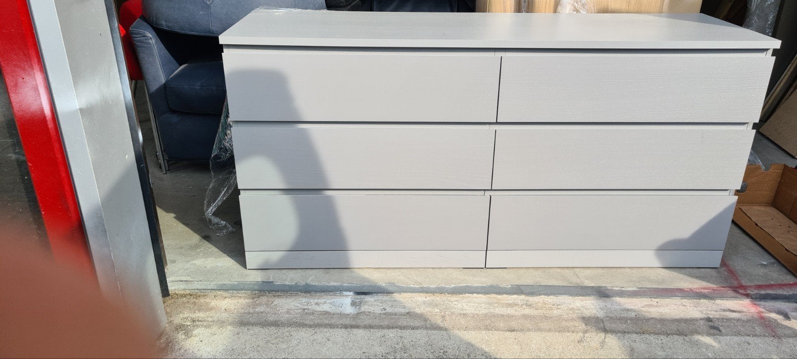 mooie ikea malm ladekast met 6 ruime lades, Ophalen, 50 tot 100 cm, Zo goed als nieuw, 3 of 4 laden