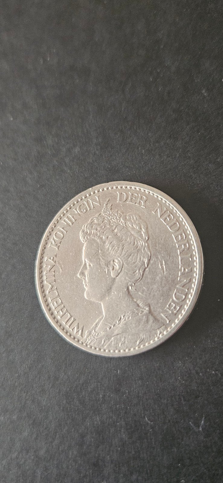 Zilveren gulden 1915 Wilhelmina mooi muntje, 1 gulden, Zilver, Ophalen of Verzenden, Koningin Wilhelmina
