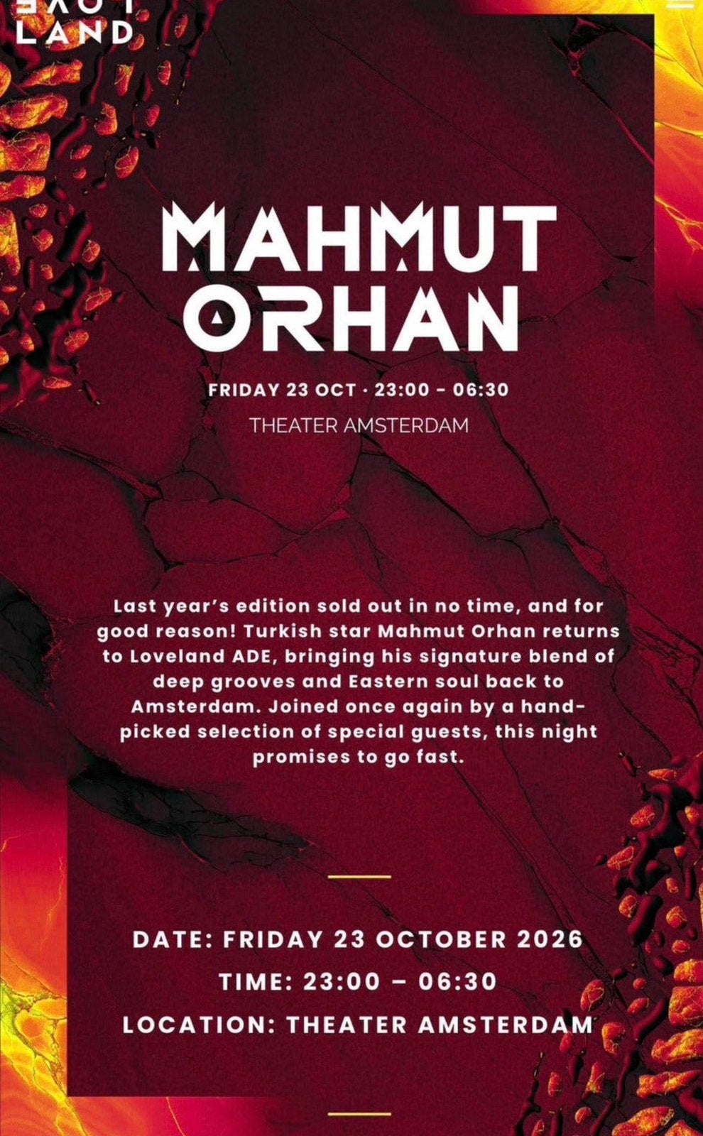 Mahmut Orhan ADE 4 kaartjes, Twee personen