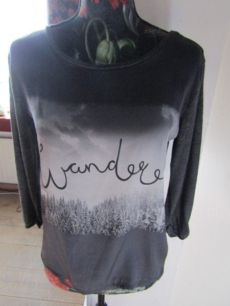 F293 CATWALK JUNKIE mt XS shirt grijs, Kleding | Dames, Tops, Verzenden, Zo goed als nieuw, Catwalk Junkie, Lange mouw