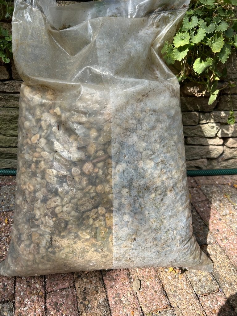 7 zakken basalt grind 8-16mm, Tuin en Terras, Ophalen, Nieuw, Split, Basalt