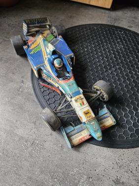 Mooie blikken Benetton Renault B 197/1997 formule 1 auto, Ophalen of Verzenden